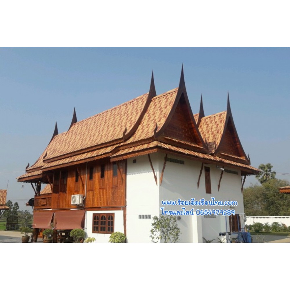 บ้านแฝดแบบที่21(บ้านทรงไทย)ขนาด8×12 บ้านแฝดแบบที่21(บ้านทรงไทย)ขนาด8×12